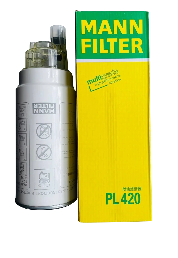 Фильтр топливный грубой очистки со стаканом PL420 MANN-FILTER (для PreLine 420) КАМАЗ Фильтр топливный грубой очистки со стаканом PL420 MANN-FILTER (для PreLine 420) КАМАЗ